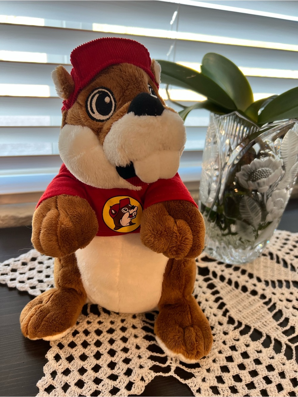 Buc-ee's Brown Beaver Plush Toy with Red Shirt -250